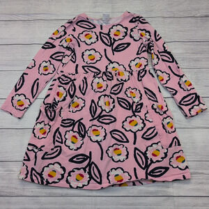 10 Hanna Andersson Pink Floral Pocket Dress